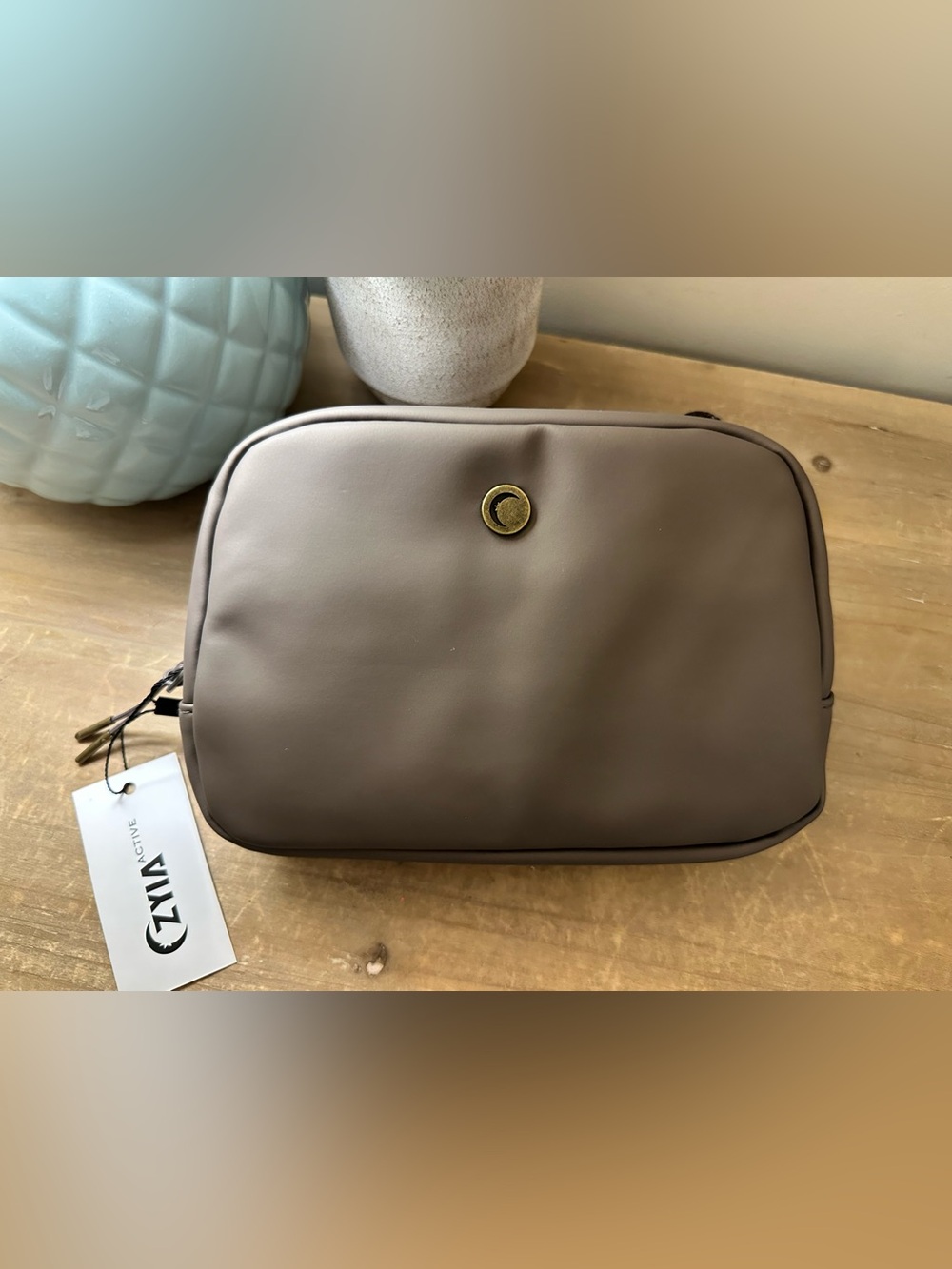 Zyia Active French Roast Crossbody Bag Brand New With Tags